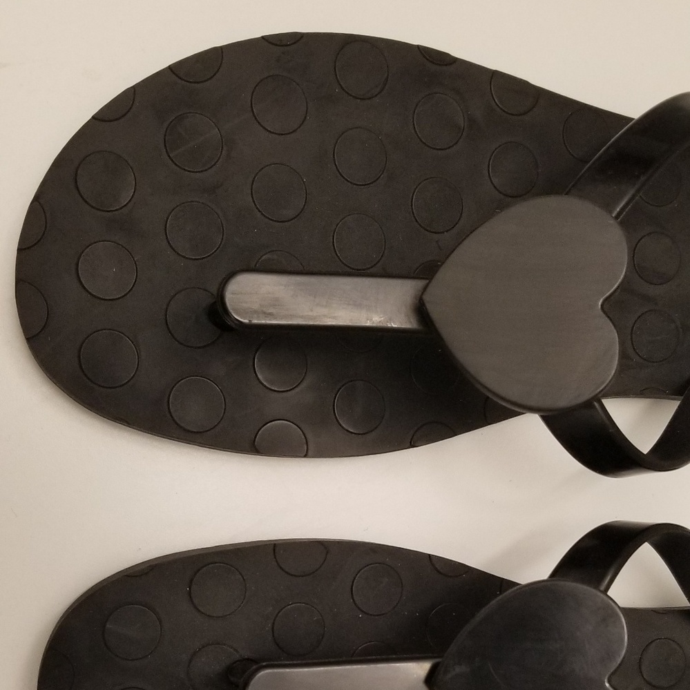 NEW Black Yves Saint LaurentThong Flip Flops YSL - Picture 8 of 8